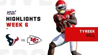 Tyreek Hill Is Back \& Grabs 2 TDs! | NFL 2019 Highlights