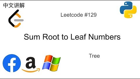 树的根到叶子节点的和 129. Sum Root to Leaf Numbers in Python