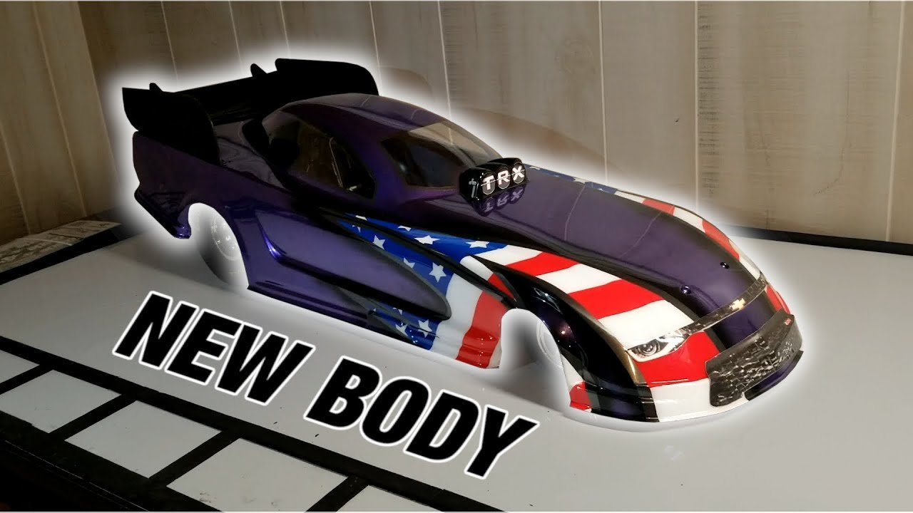 Painting NEW Body for the Funny Car! - YouTube