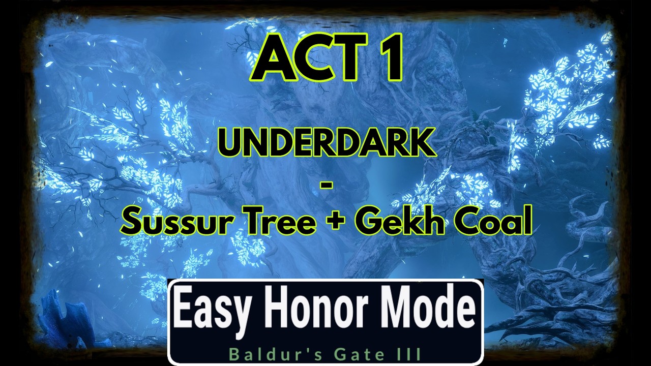 Underdark - Sussur Tree and Gekh Coal | Baldur's Gate 3