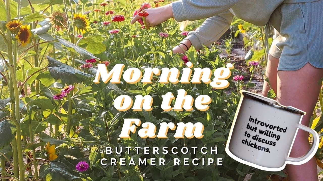 Butterscotch Coffee Creamer Recipe, Cutting Zinnias + Updates The