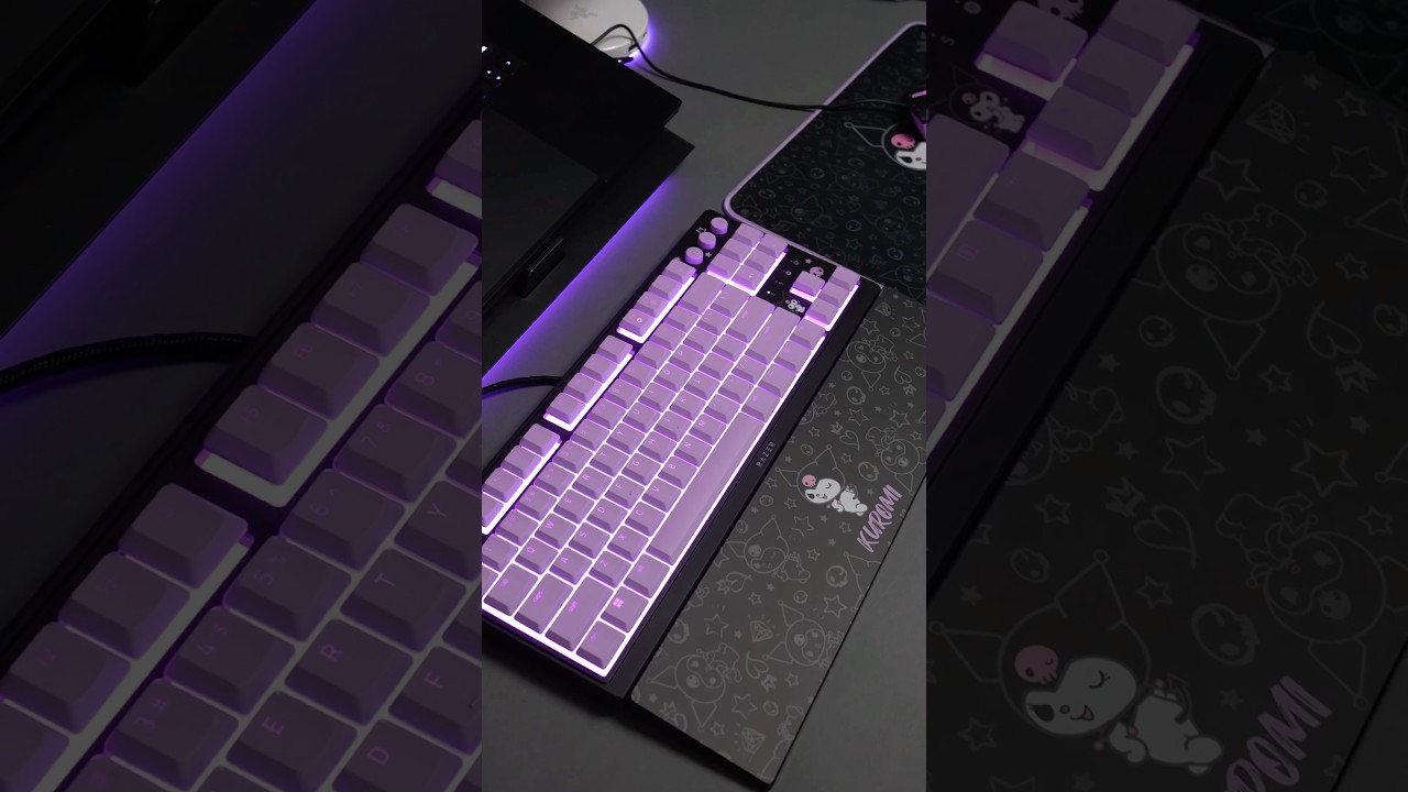 Get cute and edgy on the Razer Ornata V3 Tenkeyless – Kuromi 