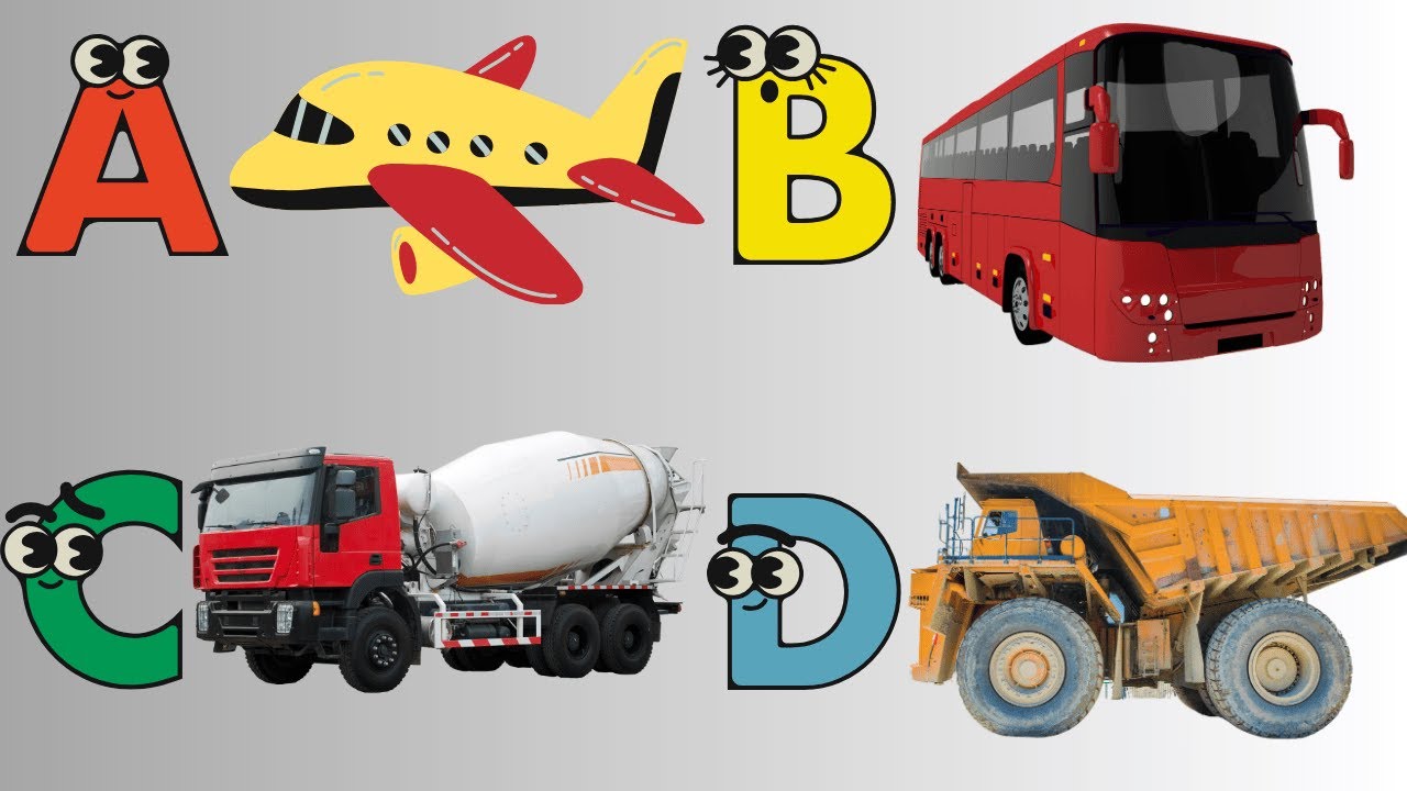 ABC Vehicles Song for Kids! 🚗🚁 Learn the Alphabet with Fun Transportation Songs!