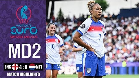 HIGHLIGHTS | England 4 - 0 Netherlands | UEFA Women's Euro 2025 - Lauren James Goal