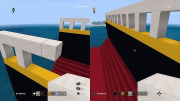 BUILDING D TITANIC!!!(MINECRAFT):PART 1