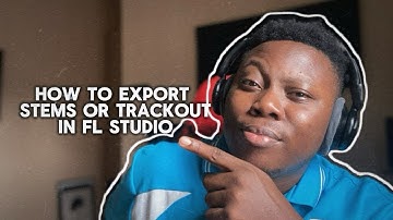 How to export stems or TrackOut in FL Studio. Step by step guide.