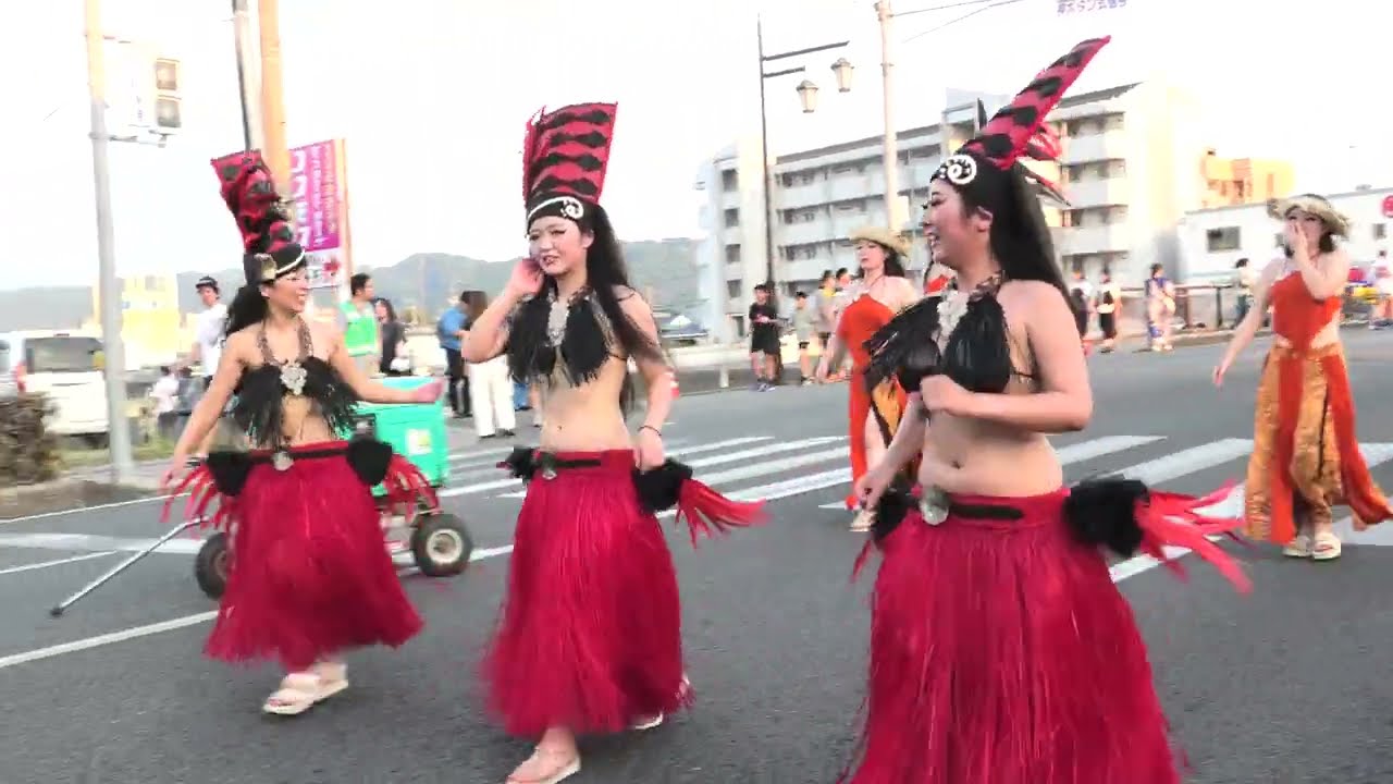 天草ほんどハイヤ祭り 道中総踊り 2024/09/28
