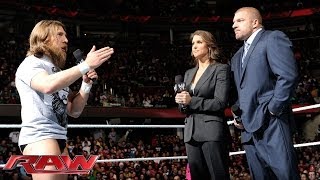 Daniel Bryan Says The Authority Is Ignoring The Wishes Of The Wwe Universe Raw, Jan. 27, 2014