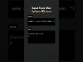 which is better python or Java #shortvideo