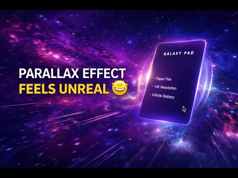 This Website Feels Like Traveling Through Space (Parallax Effect)