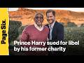 Prince Harry sued for libel by his former charity Sentebale