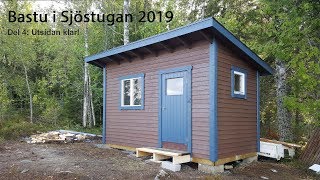 Vedeldad bastu i sommarstugan 2019 del 4