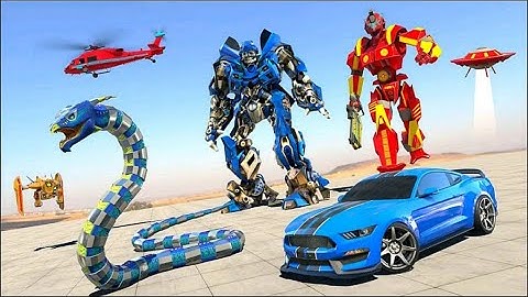 Future Robot Transform Snake Vs Super Car Robot Game - Android Gameplay