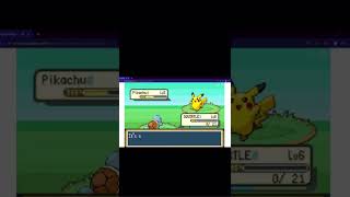 Pokémon FireRed - Wild Pikachu Used Thundershock! Pokémon FireRed - Wild Pikachu Used Thundershock!