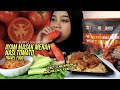 AYAM MASAK MERAH + NASI TOMATO pehh macam lauk kenduri kahwin | Eating Sounds