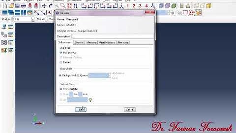 The Frequency Response Analysis of a SDOF system via Abaqus