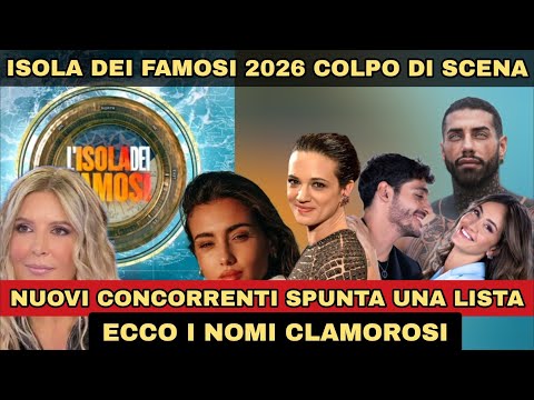 Video Isola Dei Famosi 2026 Colpo di scena ecco la lista ufficiale dei concorrenti nessuno se lo aspettava