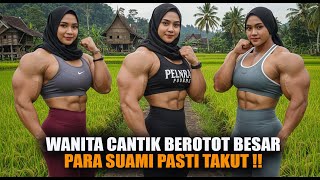 10 Wanita Cantik yang mempunyai OTOT PALING BESAR DI DUNIA