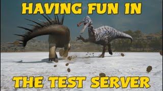 PATH OF TITANS HAVING FUN IN THE TEST SERVER