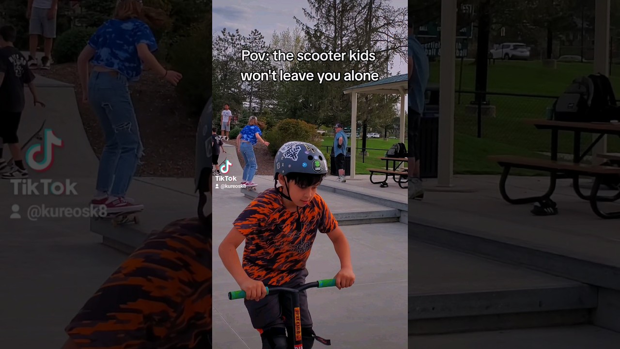 These kids keep snaking me at the skatepark