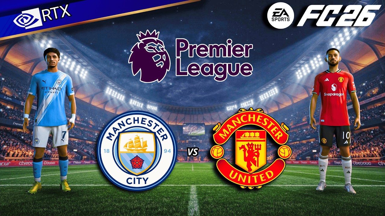 FC 26 - Manchester City vs Man United | Premier League 25/26 Full Match | PC™ [4K60]