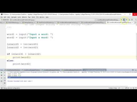 The Basics: Python 3 - Conditional Statements and Strings