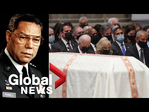 Colin Powell funeral: Presidents, dignitaries pay respects at Washington National Cathedral | FULL