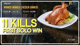 PUBG - My First Chicken Dinner! 11 Kills