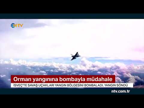 İsveç, Orman Yangınlarına Müdahale Için Ilginç Bir Yola Başvurdu