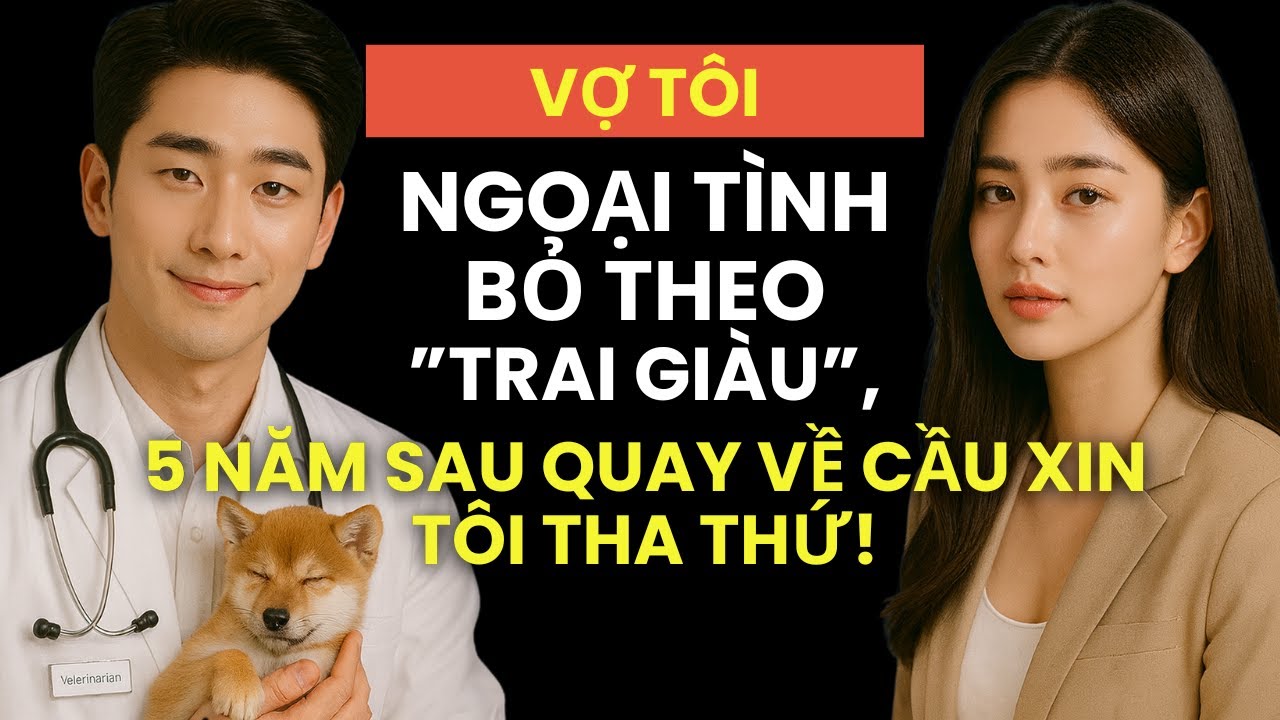 Vợ Tôi NGOẠI TÌNH Bỏ Theo TRAI GIÀU, 5 Năm Sau QUAY VỀ Cầu Xin Tôi THA THỨ ! Chuyện người trong cuộc