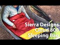 Quilt killer  sierra designs cloud 800 sleeping bag level 3 hiking nerd full review