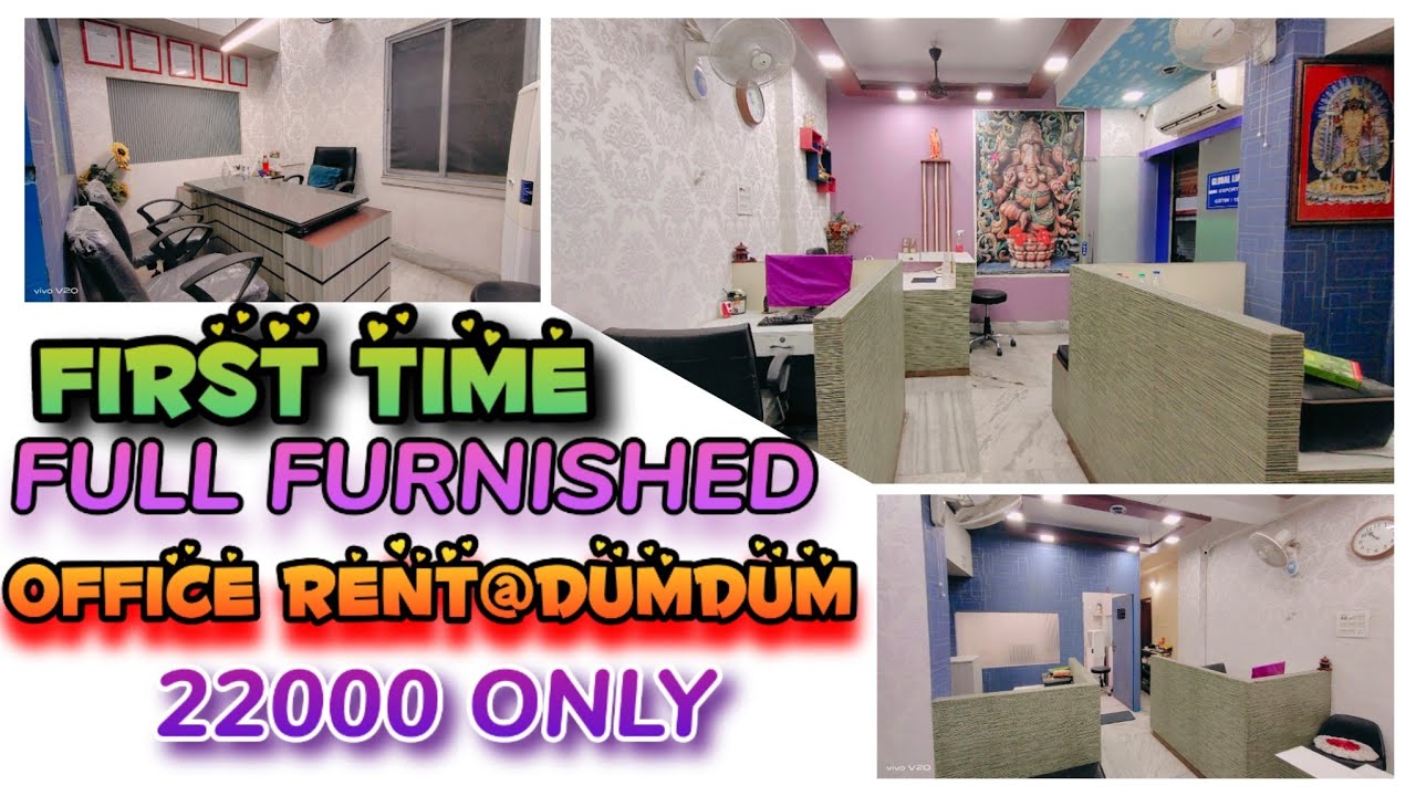 FURNISHED OFFICE RENT WITH CABIN NEAR DUMDUM AIRPORT || COMMERCIAL SPACE FOR RENT || POST NO: 129