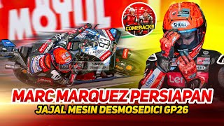 MARC MARQUEZ COMEBACK 🔥 DUCATI BOSS LIVELY MONITORS PRIVATE TEST OF THE LATEST DESMOSEDICI GP26 P...