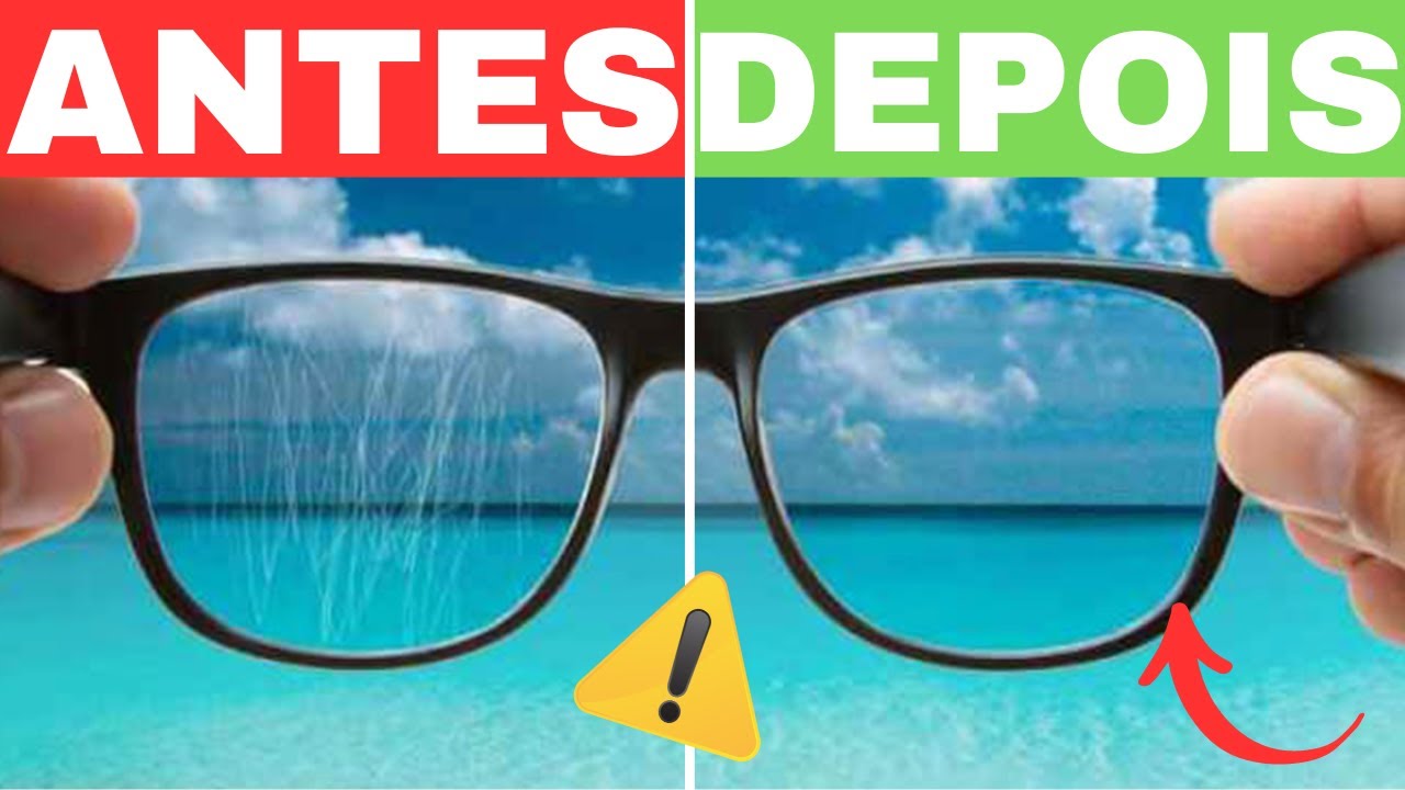 Como limpar óculos | TRUQUES CASEIROS PARA TIRAR ARRANHÕES E LIMPAR SEUS ÓCULOS