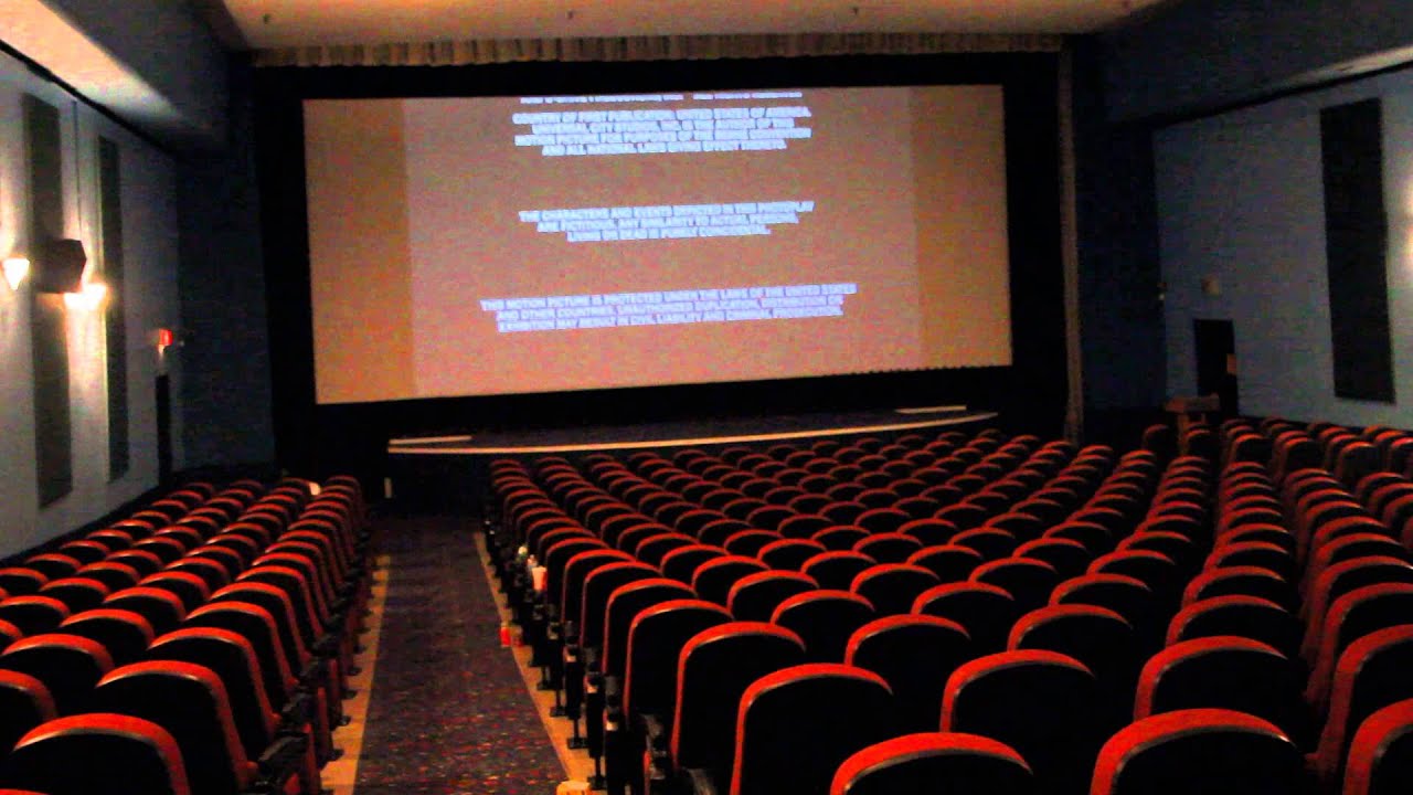 Denman Cinemas Vancouver -- Final projected image before closing