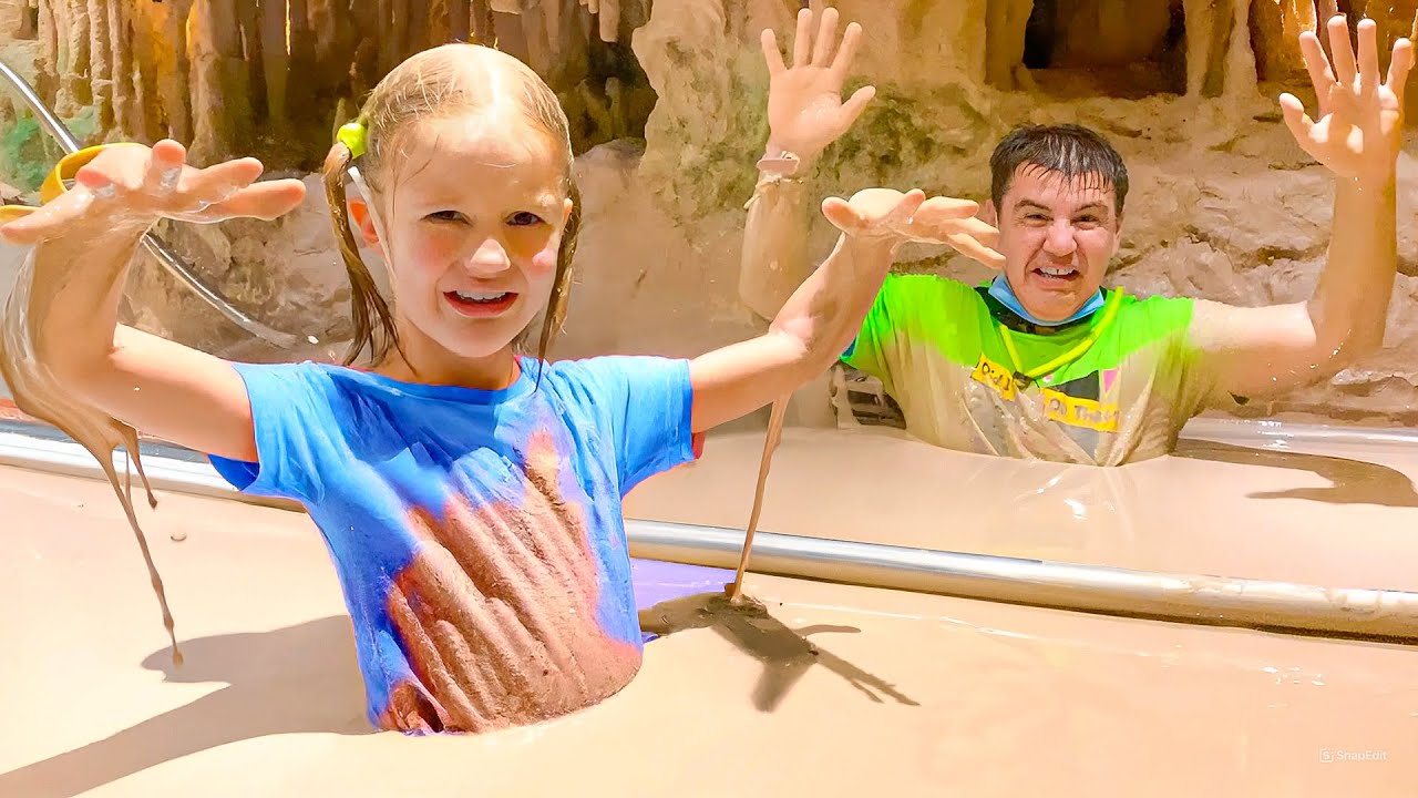 นาสเตียผจญภัยในสวนสนุกสำหรับเด็กสุดหรรษากับคุณพ่อ