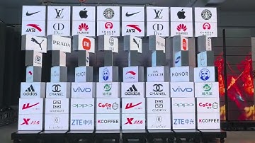 Rotation LED Display Screen #innovation #rotatingscreen #rotatinglogo #digital #leddisplay 