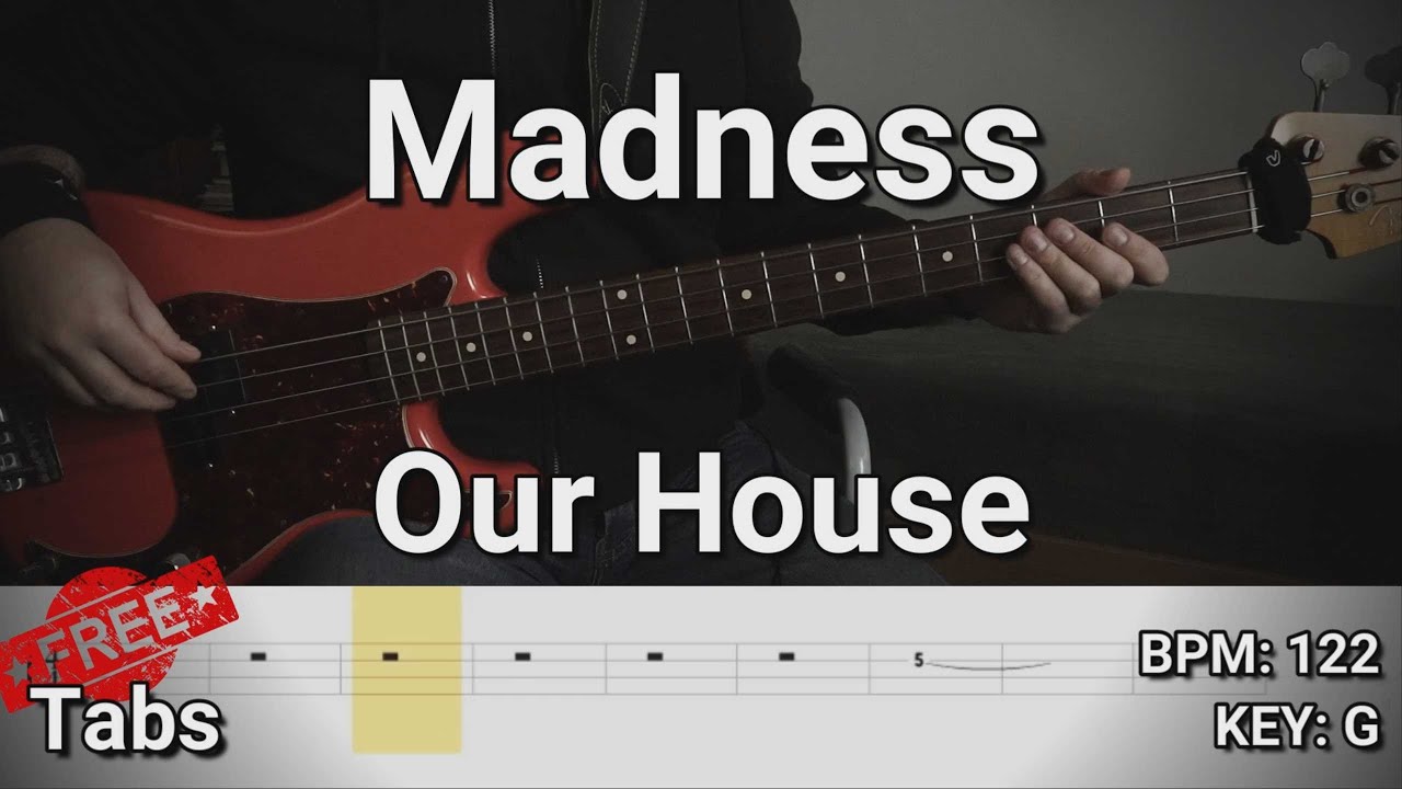 Madness - Our House (Bass Cover) Tabs
