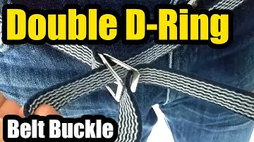 How to use a Double D-Ring Belt Buckle? (trousers)