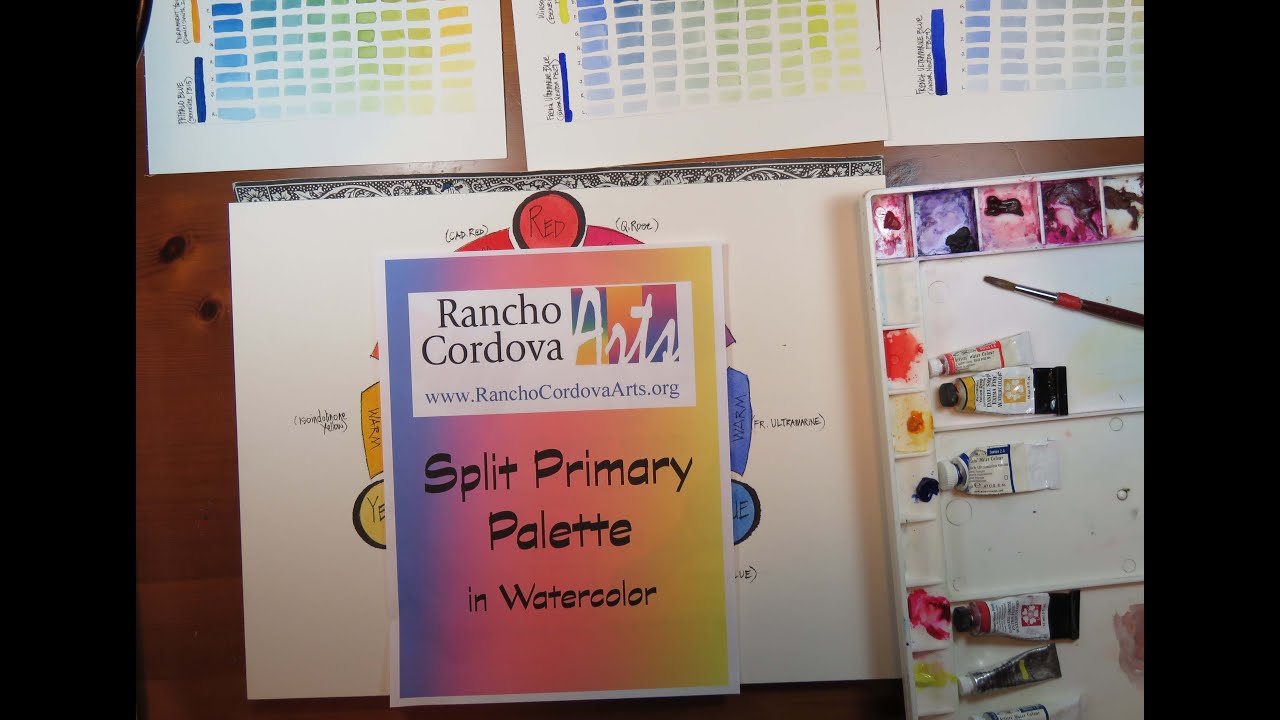 Watercolor 101:Split Primary Palette with Marsha Mason