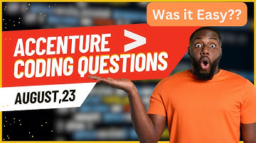 12 Aug :- Accenture Assessment test 2023 || Accenture today coding questions & answers