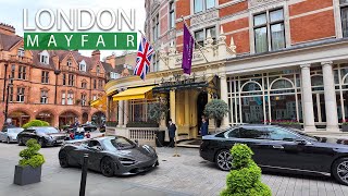 Can You Afford to Walk Here?! Mayfair Walking Tour (Luxury Cars & Window Shopping) 4K HDR 60FPS