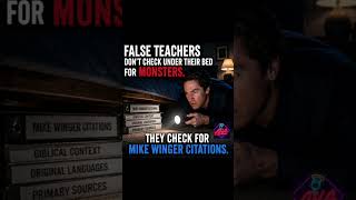 "Just some friendly apologetics humor. Respect to Mike Winger and the work he does. #mikewinger