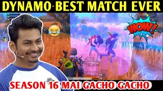 DYNAMO - ONE OF THE BEST MATCH EVER | PUBG MOBILE | BEST OF BEST