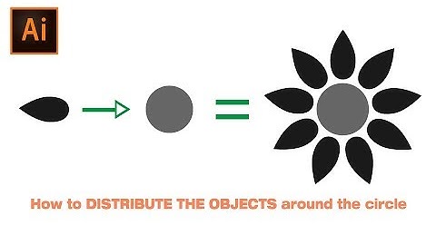 How to duplicate objects around a circle || illustrator copia circular espanol