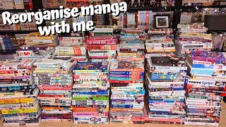 reorganise my manga collection with me (✿◡‿◡) ~ 5500+ Volumes