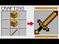 HOW TO CRAFT a CHEST SWORD in Minecraft? SECRET RECIPE *WHAT*