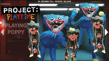 I Play As Monster HUGGY WUGGY - Project Playtime (Screamer, Gameplay, Tutorial)