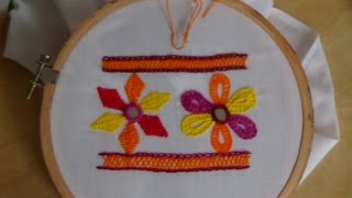 embroidery hand stitch border rubri
