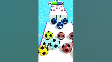 Marble Run ⚽ 3D Game Color Ball Race Gameplay Android IOS Part 17